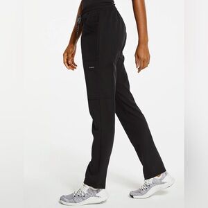 Jaanuu Women's 8-Pocket Cargo Scrub Pant XXS Petite in‎ Black